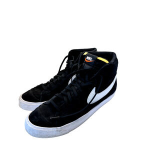 Nike Blazer Mid ‘77 Suede Black White Sneakers Shoes CI1172-005 Womens Size 10.5